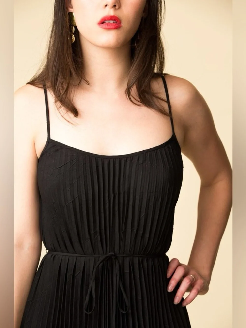 Vince Pleated Cami Dress Size S/P